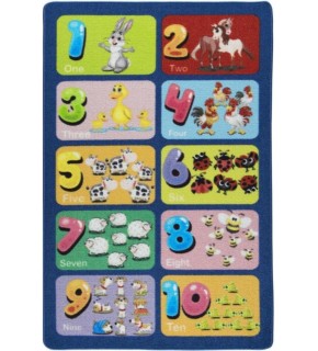 Oremo Halı Top Ten 133x190 Mavi Bukle