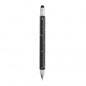 ORTA SİYAH SU TERAZİLİ METAL TÜKENMEZ KALEM