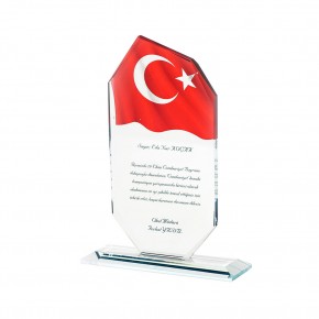 OSKAY ŞEFFAF KRİSTAL PLAKET