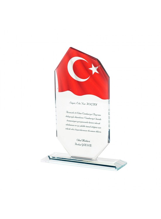 OSKAY ŞEFFAF KRİSTAL PLAKET