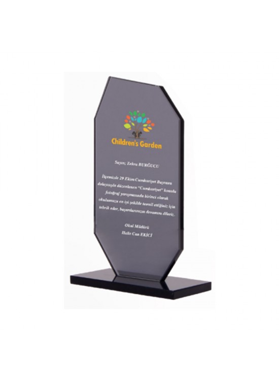 OSKAY SİYAH KRİSTAL PLAKET OSKAY SİYAH KRİSTAL PLAKET