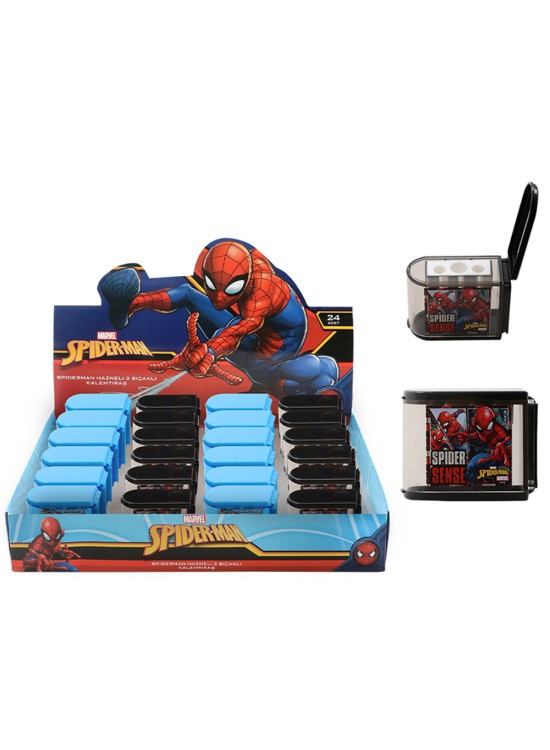 Otto Kalemtıraş Spiderman Hazenli 3 Bıçaklı 44682 (1 Adet) Otto Kalemtıraş Spiderman Hazenli 3 Bıçaklı 44682 (1 Adet)