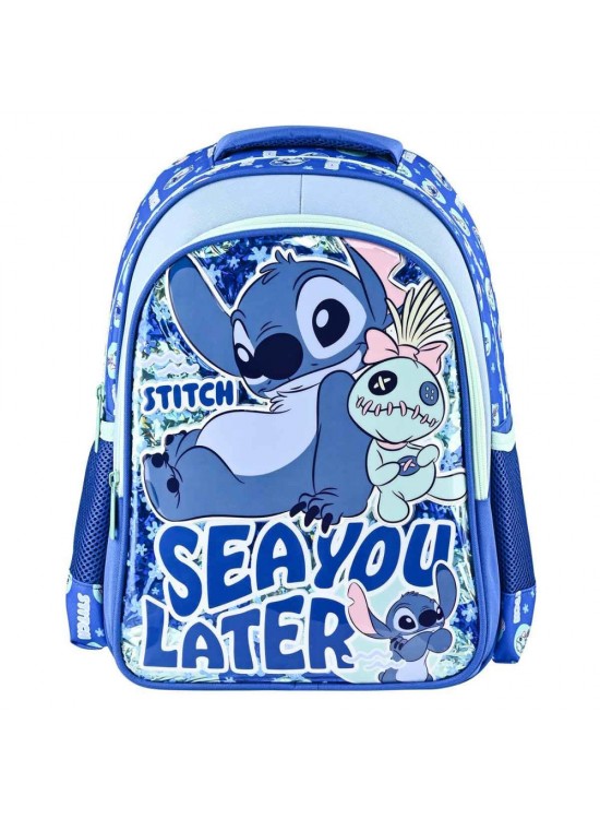 Ottonya İlkokul Çantası Stitch Due See U Later