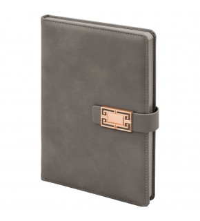 ÖVEÇLER GRİ TARİHSİZ DEFTER (15X21 CM)