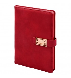ÖVEÇLER KIRMIZI TARİHSİZ DEFTER (15X21 CM)