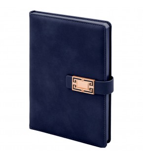 ÖVEÇLER LACİVERT TARİHSİZ DEFTER (15X21 CM)