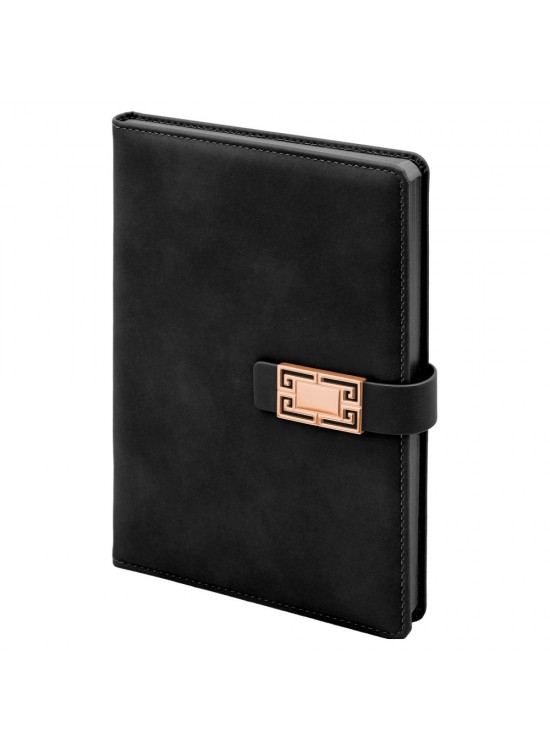 ÖVEÇLER SİYAH TARİHSİZ DEFTER (15X21 CM)