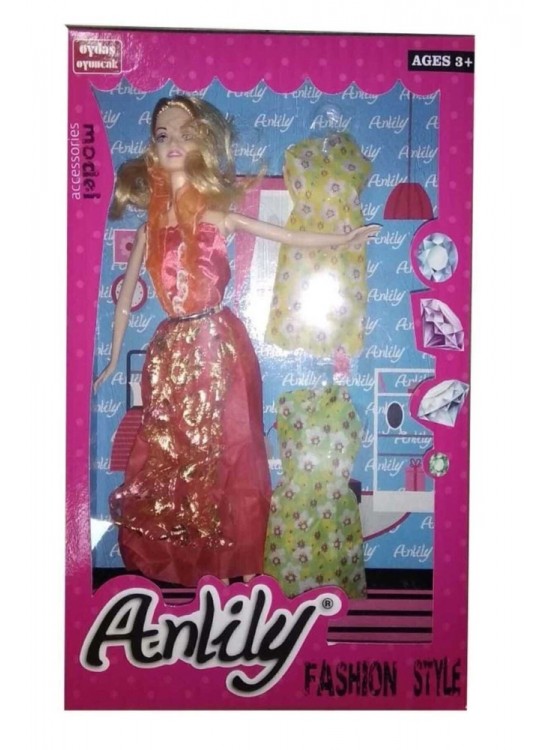 Oydaş Oyuncak Kutuda Anlıly 2 Elbıselı Bebek Oyd-02252