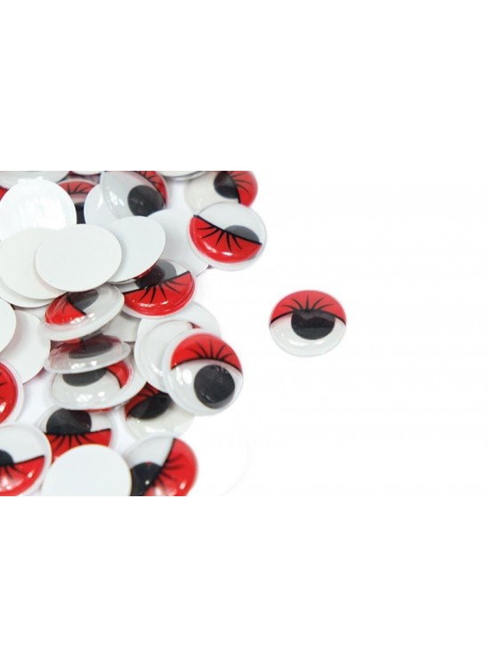 Oynar Göz Kirpikli 12Mm 4000Li Kırmızı