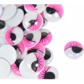 Oynar Göz Kirpikli 12Mm 4000Li Pembe