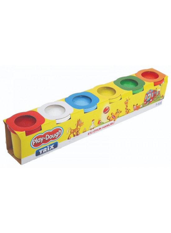 Oyun Hamuru 6 Lı Büyük T-401