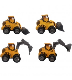Öz Ka Oyuncak Basmalı İnşaat Arabaları 3301 (1 Adet)