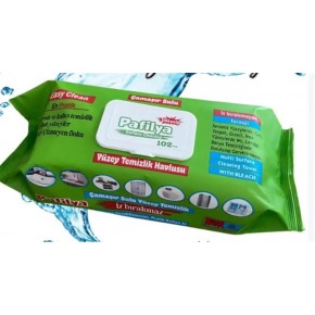 Pafilya Çamaşır Sulu  Yüzey Temizlik Havlusu 102 li (İz Bırakmaz)(Seramik-Cam-Banyo-Wc-Granit)