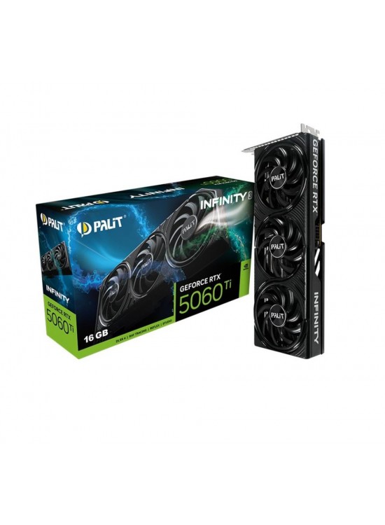 Palit GeForce RTX5060Ti Infinity 3 16GB 128Bit GDDR7 NE7506T019T1-GB2061S Ekran Kartı Palit GeForce RTX5060Ti Infinity 3 16GB 128Bit GDDR7 NE7506T019T1-GB2061S Ekran Kartı