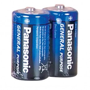 Panasonic Çinko Karbon Orta Boy Pil (C) R14BE/2PS (1 Adet)