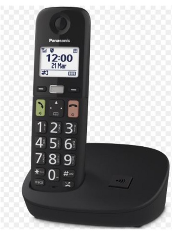 Panasonic KX-TGU110 Siyah Telsiz Dect Telefon