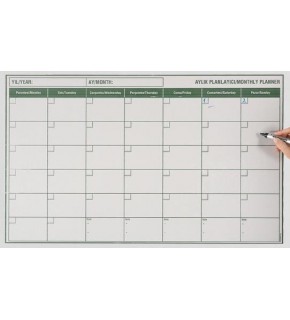 Panda 85X56 Mini Aylık Plan Pan778  