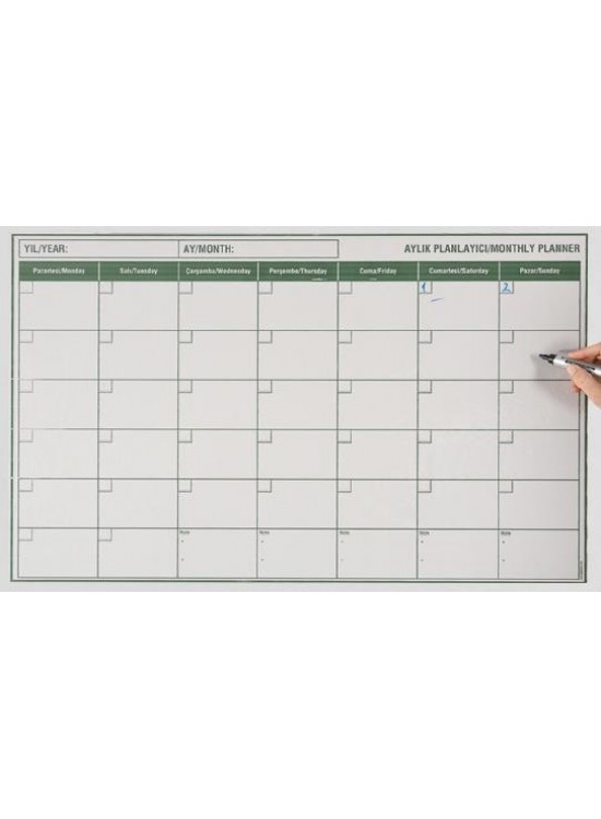 Panda 85X56 Mini Aylık Plan Pan778  