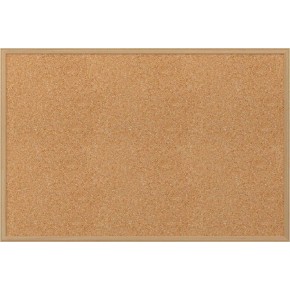 Panda Ahşap Çerçeve Mantar Pano ( Eko ) 90x120