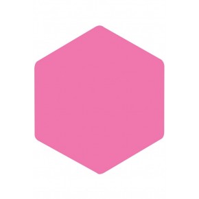 Panda Eva Pano Altıgen 46x40 Pembe