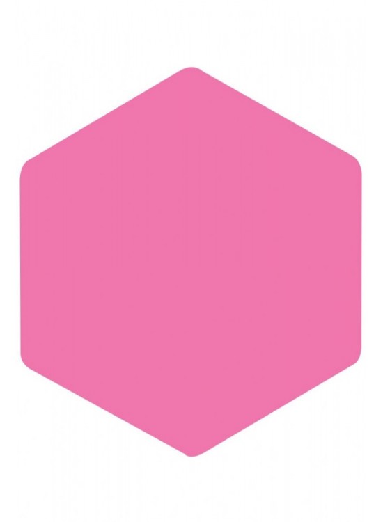 Panda Eva Pano Altıgen 46x40 Pembe