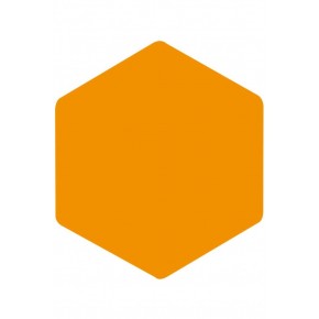 Panda Eva Pano Altıgen 46x40 Turuncu