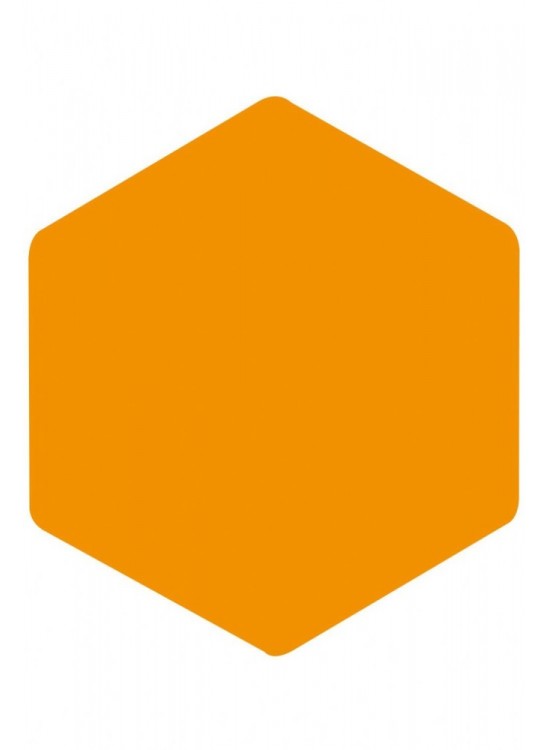 Panda Eva Pano Altıgen 46x40 Turuncu