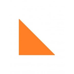 Panda Eva Pano Üçgen 44x25 Turuncu