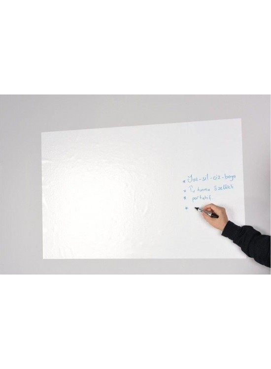 Panda Kağıt Tahta Sade Beyaz Şeffaf 2 Li 100x100 Cm PAN741