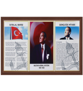 Panda Milli Levha 3 LÜ Mdf Çerceve 45x90 MM PAN424