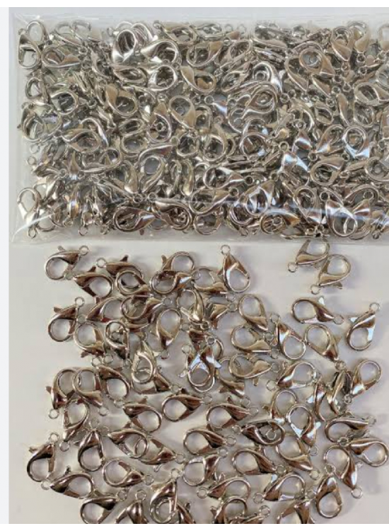 Papağan Klipsi 1000 Li Gümüş