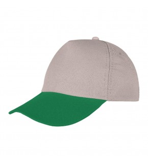 PAPATYA BEJ-YEŞİL POLYESTER ŞAPKA
