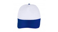 PAPATYA BEYAZ-SAKS MAVİ POLYESTER ŞAPKA PAPATYA BEYAZ-SAKS MAVİ POLYESTER ŞAPKA