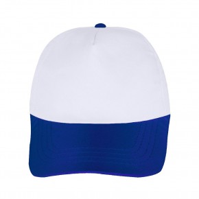 PAPATYA BEYAZ-SAKS MAVİ POLYESTER ŞAPKA