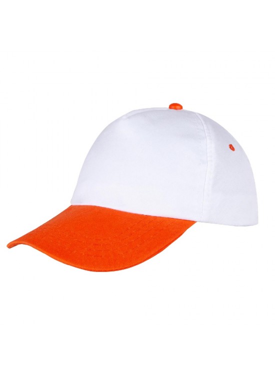 PAPATYA BEYAZ-TURUNCU POLYESTER ŞAPKA PAPATYA BEYAZ-TURUNCU POLYESTER ŞAPKA