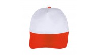 PAPATYA BEYAZ-TURUNCU POLYESTER ŞAPKA PAPATYA BEYAZ-TURUNCU POLYESTER ŞAPKA
