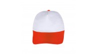 PAPATYA BEYAZ-TURUNCU POLYESTER ŞAPKA PAPATYA BEYAZ-TURUNCU POLYESTER ŞAPKA