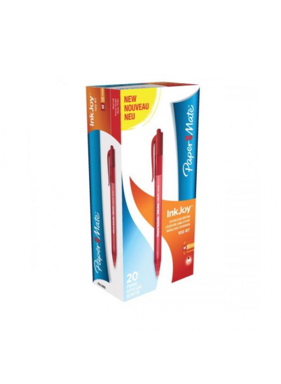 Paper Mate Tükenmez Kalem inkjoy 100 RT 1.0 MM Kırmızı Basmalı S0957050 (1 Adet)