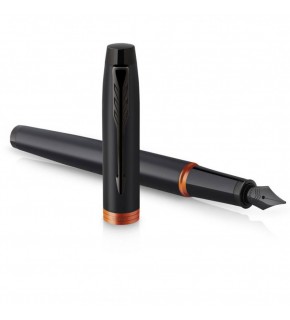 Parker Dolma Kalem IM Profesional Siyah-Turuncu Bt