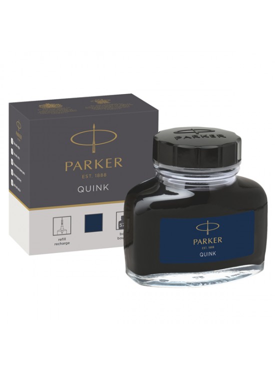 Parker Dolma Kalem Mürekkebi Quink 57 ML Mavi-Siyah 1950378 (1 Adet)