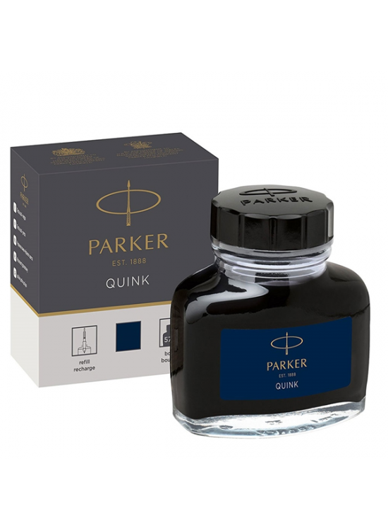 Parker Dolma Kalem Mürekkebi Quink 57 ML Siyah 1950375