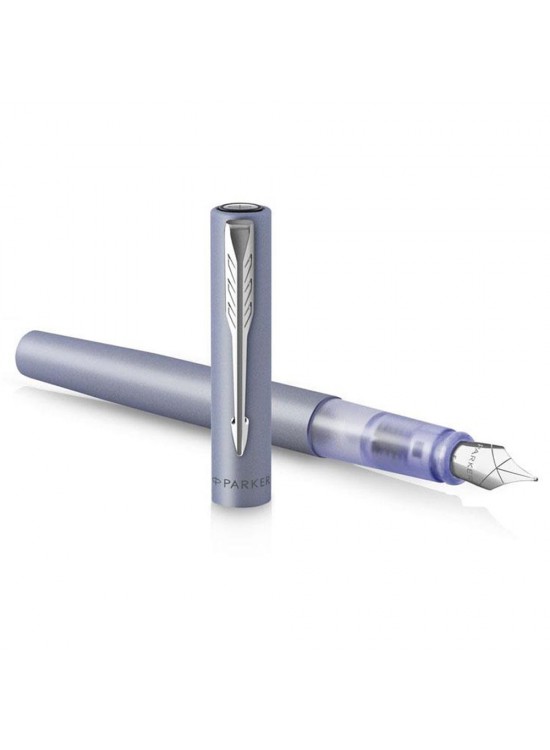 Parker Dolma Kalem Vector XL M Uç Gümüş Mavi