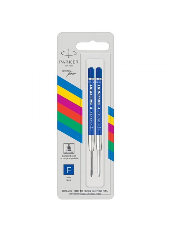Parker Ekonomik Tükenmez Refill 2 Li Bls F Uç Mavi