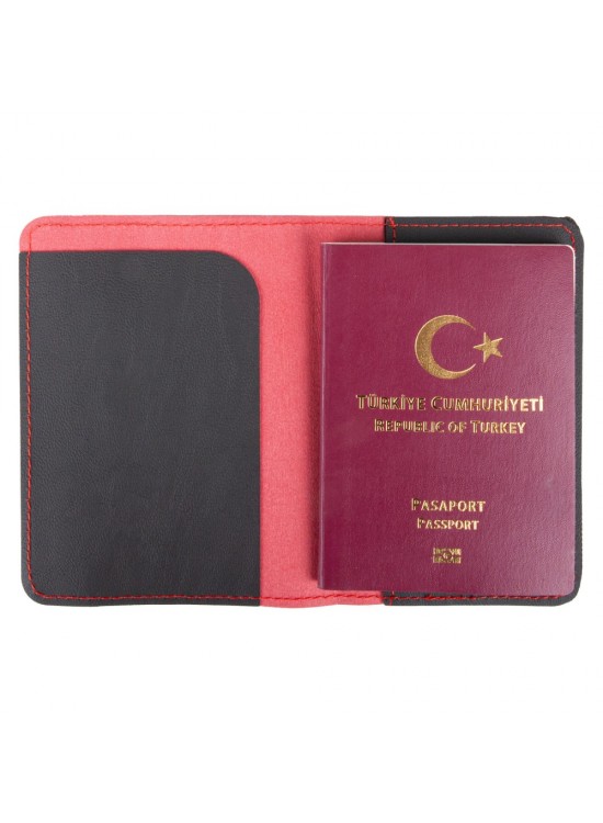 PASAPORTLUK KIRMIZI DERİ