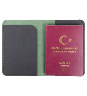 PASAPORTLUK YEŞİL DERİ