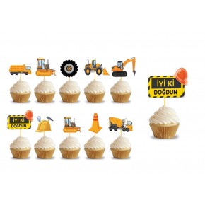 Pasta Üstü Kürdan İyiki Doğdun Varaklıu