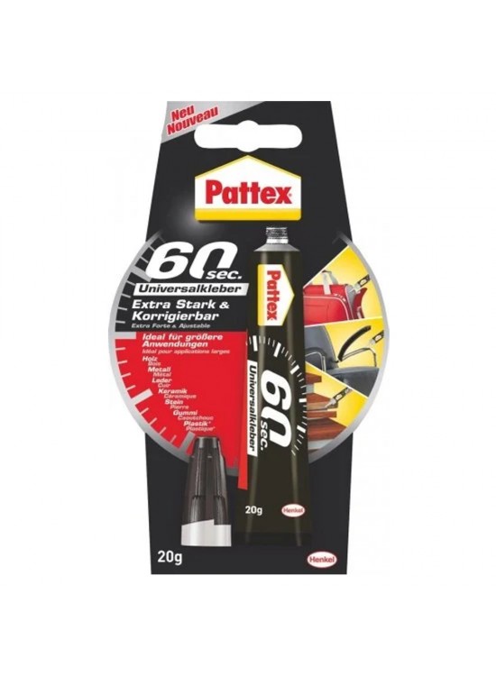 Pattex 60 Saniye Universal Yapıştırıcı 20 Gr 1994326