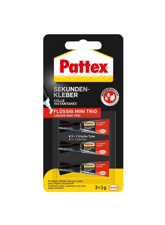 Pattex Japon Yapıştırıcı Gel Mini Süper 3x1 GR 1943764 (1 Adet)