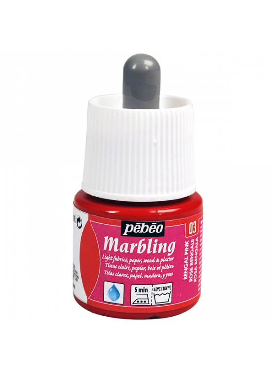 Pebeo Ebru Boyası Marbling 45 ML Bengal Pink 130*03