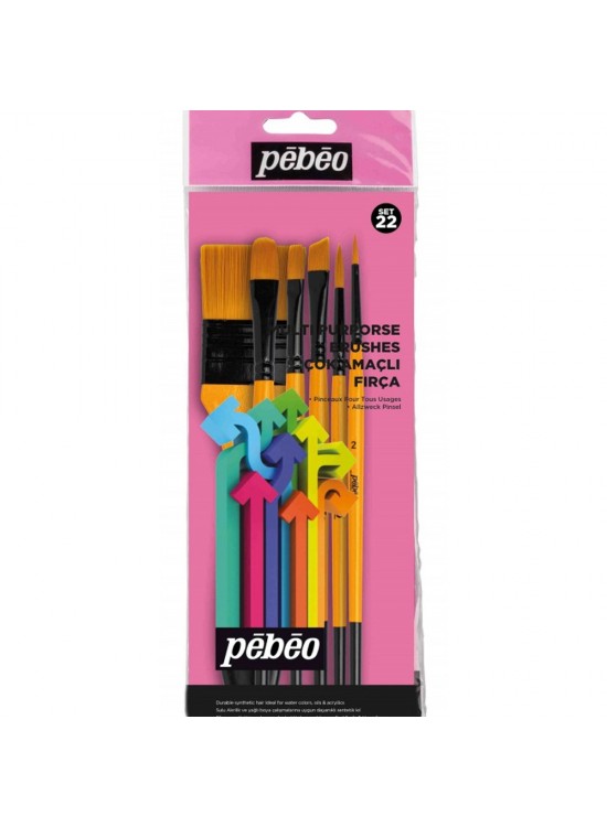 Pebeo Fırça Seti 6 Lı SET-22 Pebeo Fırça Seti 6 Lı SET-22